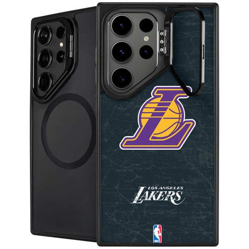NBA Los Angeles Lakers Secondary Logo Galaxy S25 Ultra Kickstand Case